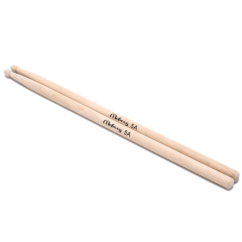 1 пара прочный клен 5А Размер клен барабанные палочки из дерева палка для барабана легкие деревянные цветовой барабан палочки музыкальные искусство