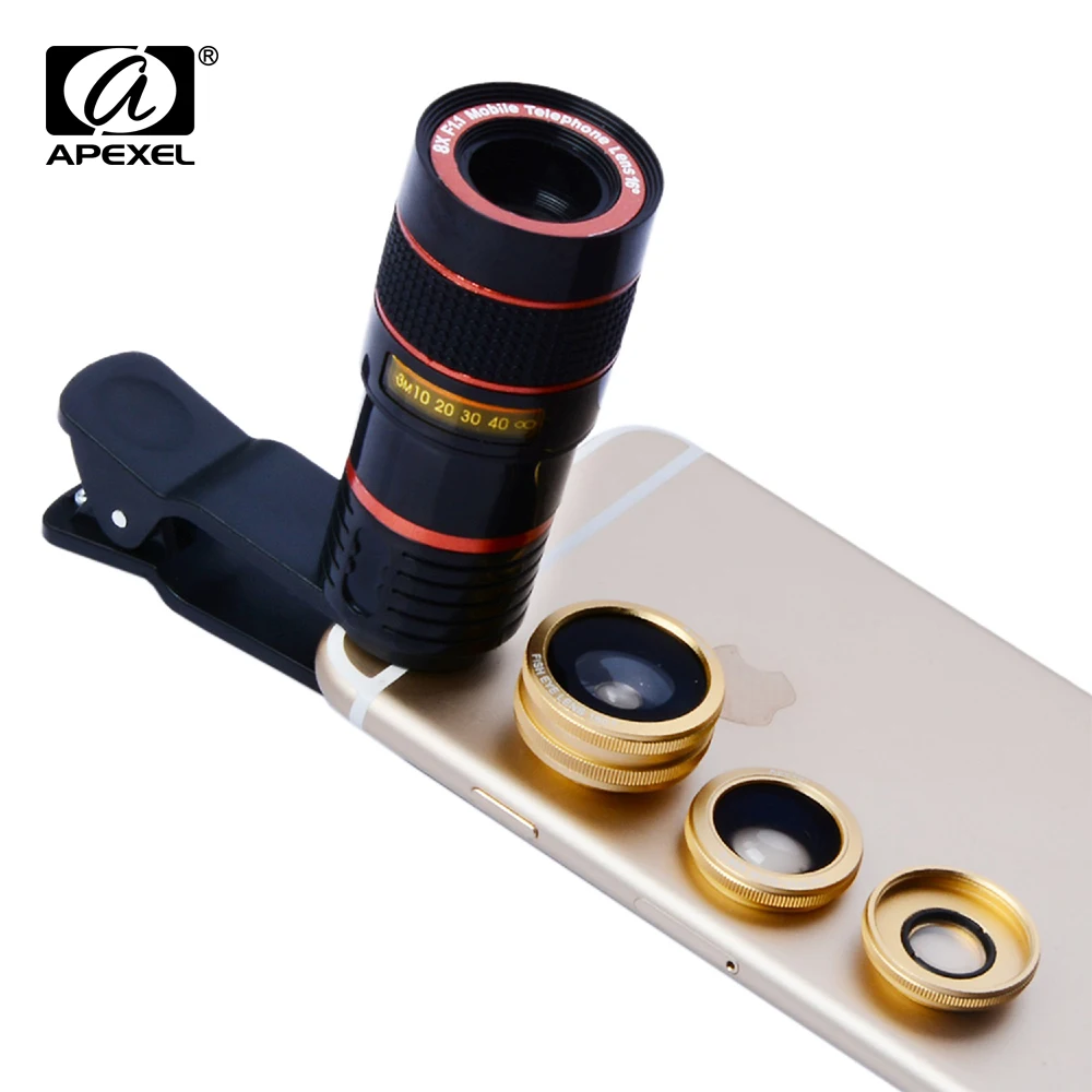 imágenes para 4 in1 8X Teleobjetivo Telescopio Clip de 180 Grados de ojo de Pez de Gran Angular foto macro zoom lens kit para htc iphone android teléfonos 19cx3 imágenes para 4 in1 8X Teleobjetivo Telescopio Clip de 180 Grados de ojo de Pez de Gran Angular foto macro zoom lens kit para htc iphone android teléfonos 19cx3