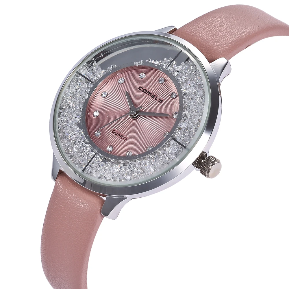 

Sloggi Czech Crystal Reloj Mujer Women Casual Watch Ladies Simple Luxury Dress Watch women Japan Movement relogio masculino