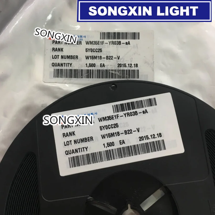 200pcs For WOOREE LED 3535 Light Beads Cool white 3V 1.85W LCD TV Backlight Application WM35E1F-YR07-eB | Электронные компоненты