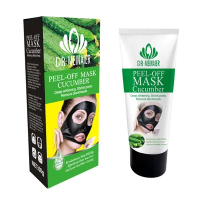 Растительная Роза, алоэ, средство для удаления угрей, лечение акне, грязевая полоска пор, черная маска, маска для очистки носа, маска для ухода за кожей, 60 г - Цвет: cucumber mask