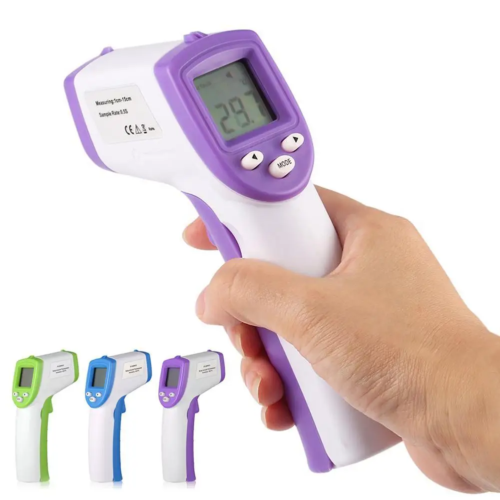 Digital PIR Infared Thermometer Non Contact Thermometer Hygrometer Body
