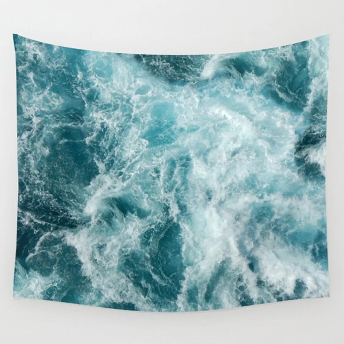 Tapestry, Blue Ocean Mandala Bohemian Tapestry Wall Hanging Indian Wall