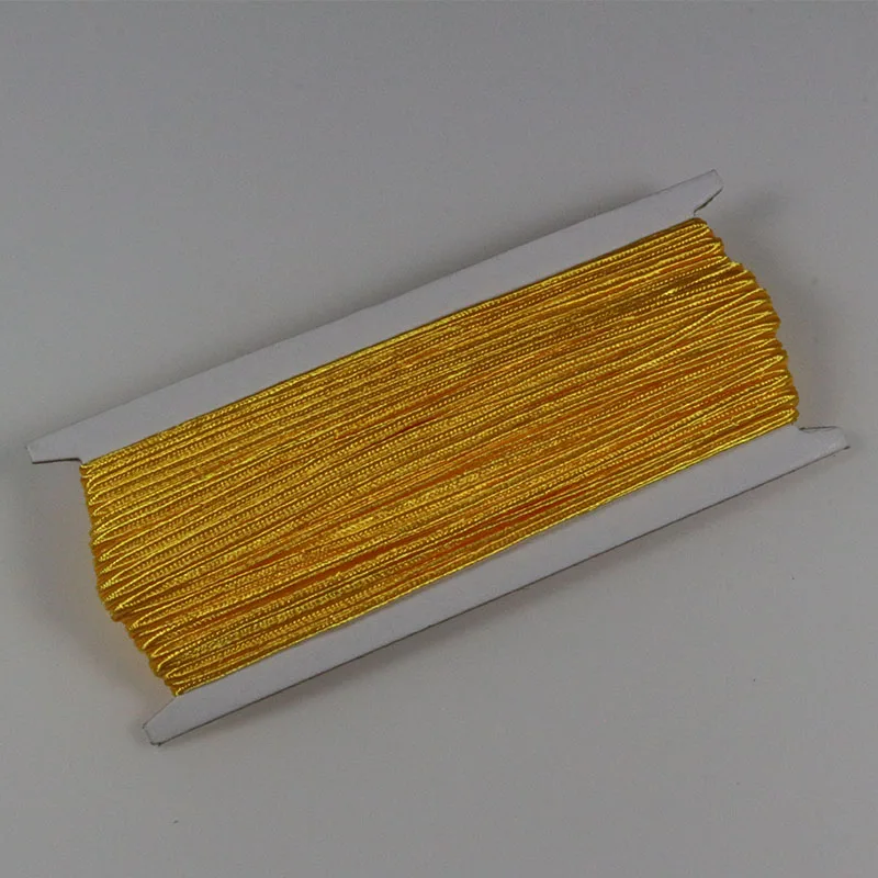 3 мм 34 ярдов/партия(31 м) Китайский шнур для сутаха, разноцветный нейлоновый шнур, Змеиный живот, шнуры для изготовления ювелирных изделий своими руками - Цвет: yellow