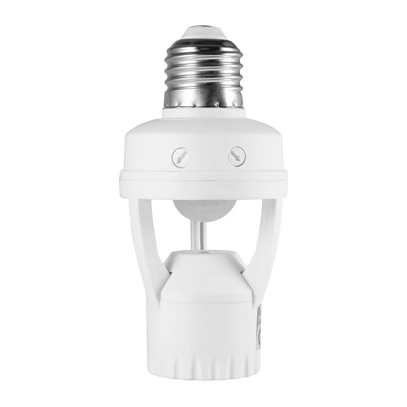 Automatic Infrared On/Off Motion Sensor Holder PIR Detector Light Bulb