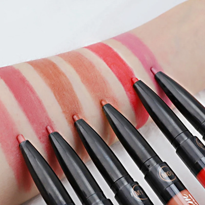 1PC New Double-end Lip Makeup Waterproof Long Lasting Tint Sexy Beauty Matte Lip Liner