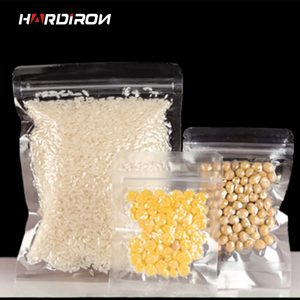 Vacuum Zipper Reclosable Clear Vacuum Pack Bags Thicken Vacuum Zip lock