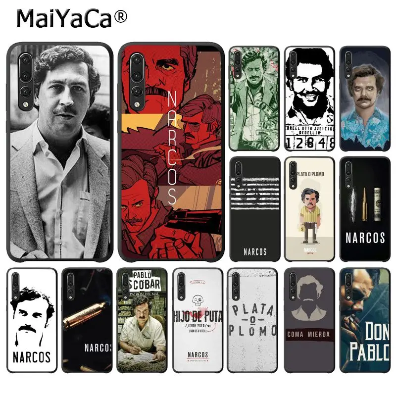 

MaiYaCa Narcos TV series Pablo escobar Phone Case for Huawei P20Lite P30Pro P Smart Y5 Y6 Honor8A 8C 10i Nova3 Mate20Lite