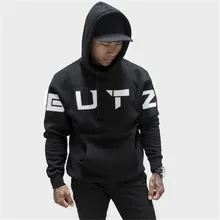 Осенне-зимняя мужская куртка для бега спортивная одежда с капюшоном уличная спортивная куртка Для мужчин s бег трусцой приталенный свитер пуловер