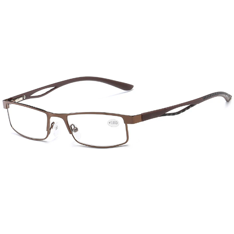 Belmon очки для чтения, мужские диоптрийные очки по рецепту для дальнозоркости, очки для мужчин+ 1,0+ 1,5+ 2,0+ 2,5+ 3,0+ 3,5+ 4,0 RS777 - Цвет оправы: RS777 Brown