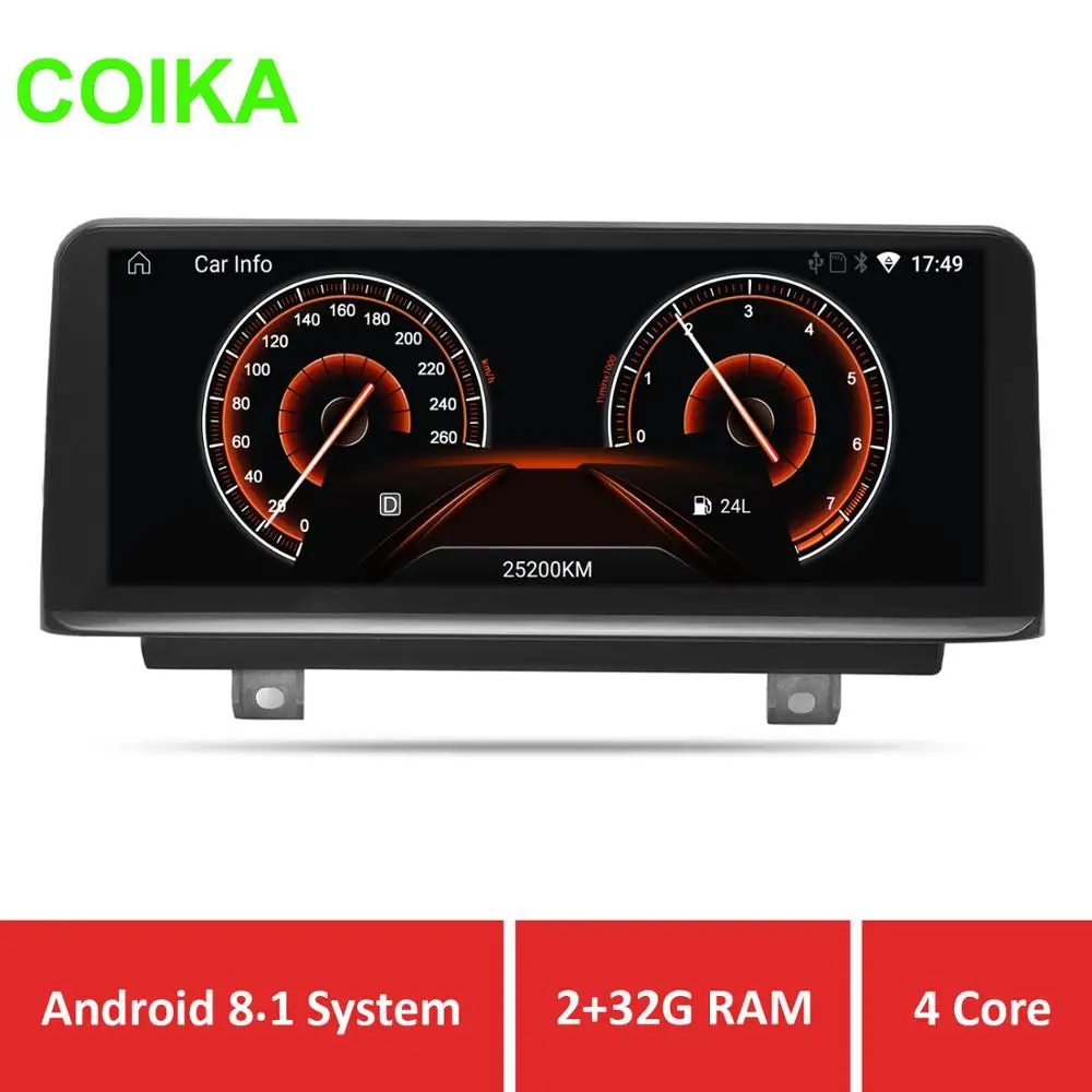 

COIKA 10.25" Android 9.0 System Car Radio Stereo For BMW 3 Series F30 F31 F32 F33 F34 F36 IPS Touch Screen 4G WIFI Google BT SWC