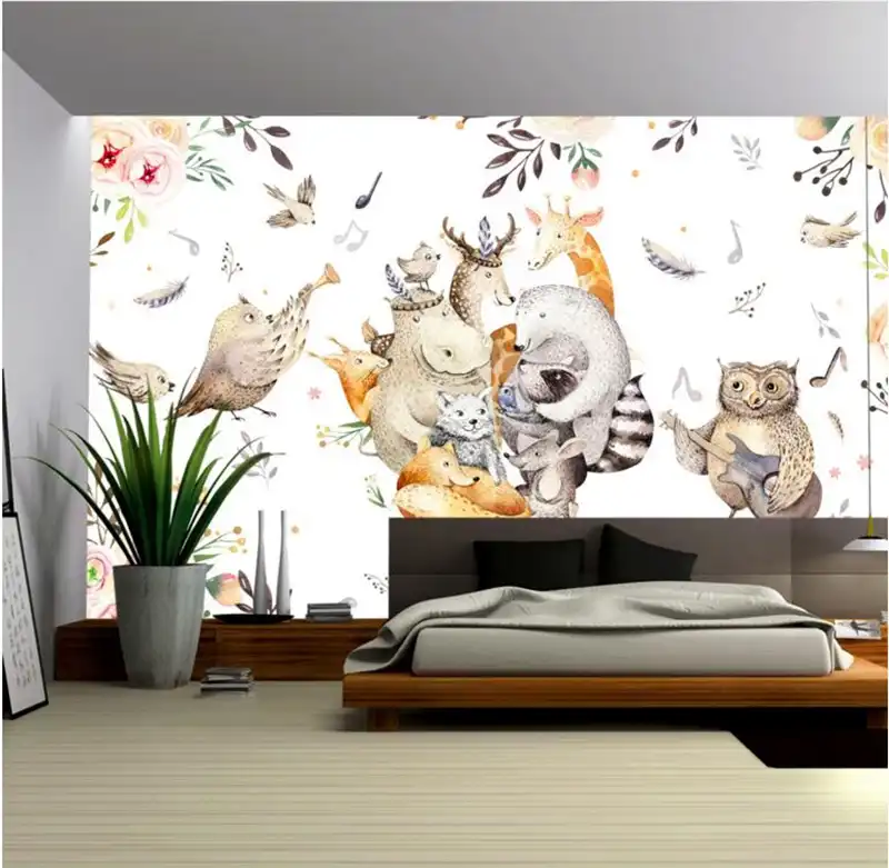 Papel Tapiz De Alta Calidad Papel Tapiz Con Dibujos De Animales Y