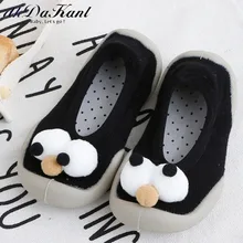 dkDaKanl Autumn and Winter Baby Short Socks With Cute 3D Big Eye Socks Non Slip Newborn Toddler Shoes Indoors Children Sock
