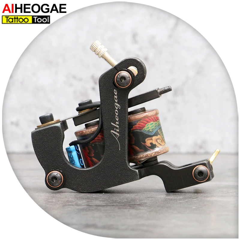 Beautiful Design Tattoo Gun 12 Wrap Coils Liner New Style Tattoo Gun