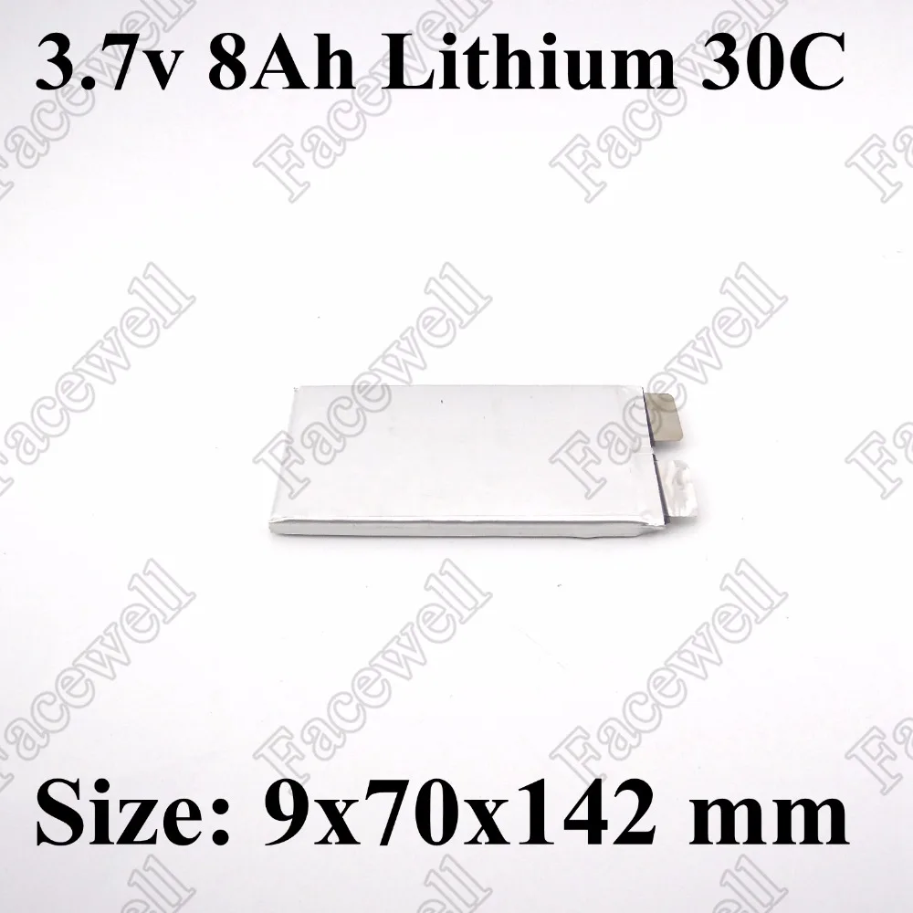 7 шт 3 v 8ah 8000mah литиевая батарея 30C разрядный ток для diy электрических транспортных