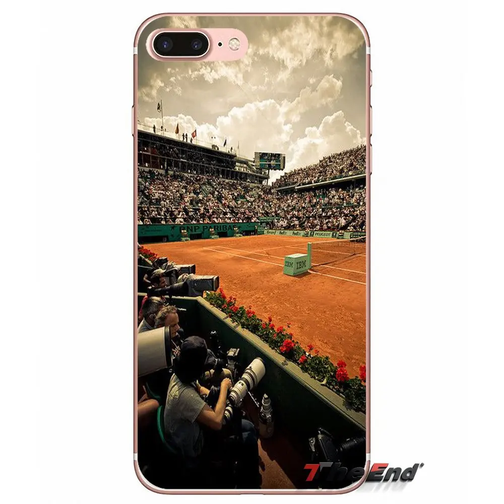 Печатающая головка Roland Garros Французский Париж открытым мягкий чехол для iPhone X 4 4S 5 5S 5C SE 6 6 S 7 8 плюс samsung Galaxy J1 J3 J5 J7 A3 A5 - Цвет: images 4