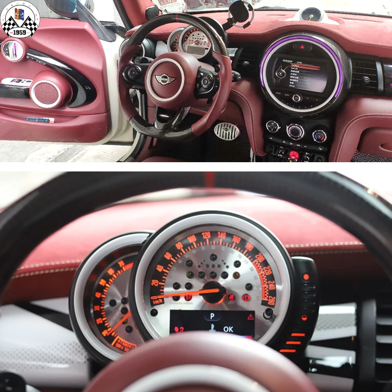 Новый стикер лазерного тахометра и Speedmeter для Mini Cooper F55 F54 F56 F57 F60 (2