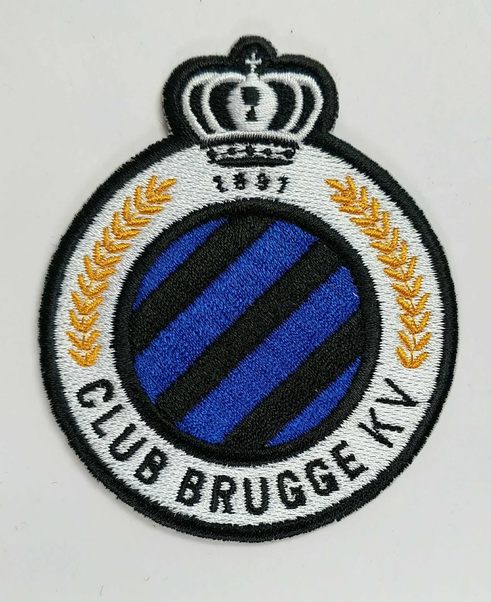 2 шт./лот Футбольная форма команда логотип Brugge термоклейкая нашивка Aufnaeher