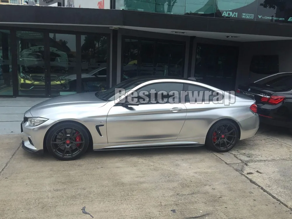STM SATIN CHROME MATTE CAR WRAPPING FILM WITH AIR FREE (4)