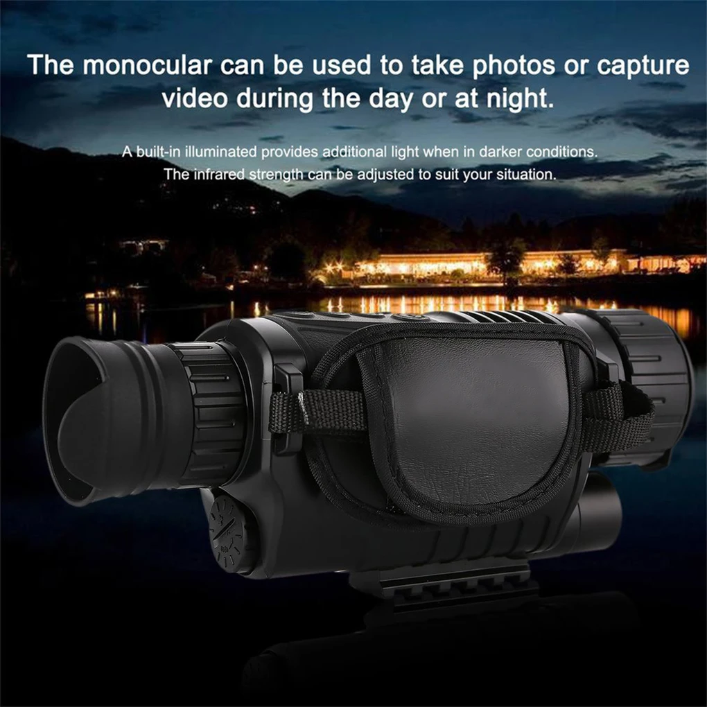 

5X Night-Vision Monocular Infrared Night Vision Telescope Darkness Time Navigation