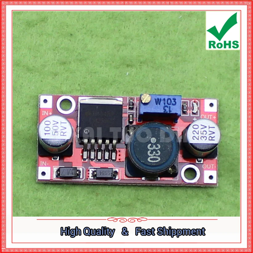 LM2596 Улучшенный DC step down Module 3A Регулируемая реверсивная защита T.D.K плата индуктора