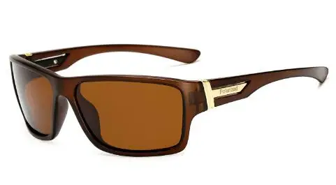 Элитный бренд поляризованных солнцезащитных очков Для мужчин Одежда высшего качества мужские солнцезащитные очки для вождения Модные Спортивные очки UV400 gafas de sol hombre - Цвет линз: brown brown