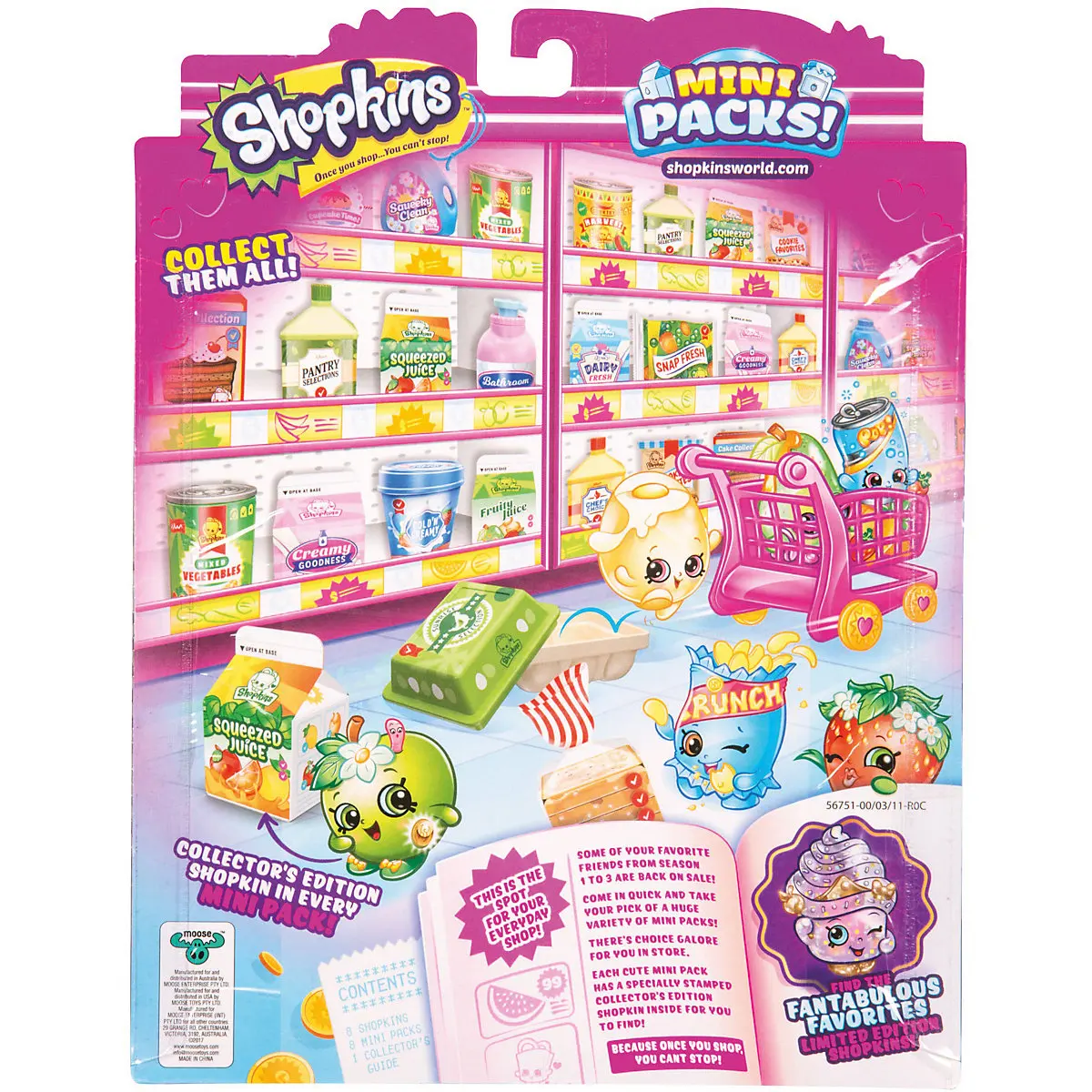 "Набор покупателя" Shopkins(8 фигурок+ 8 упаковок