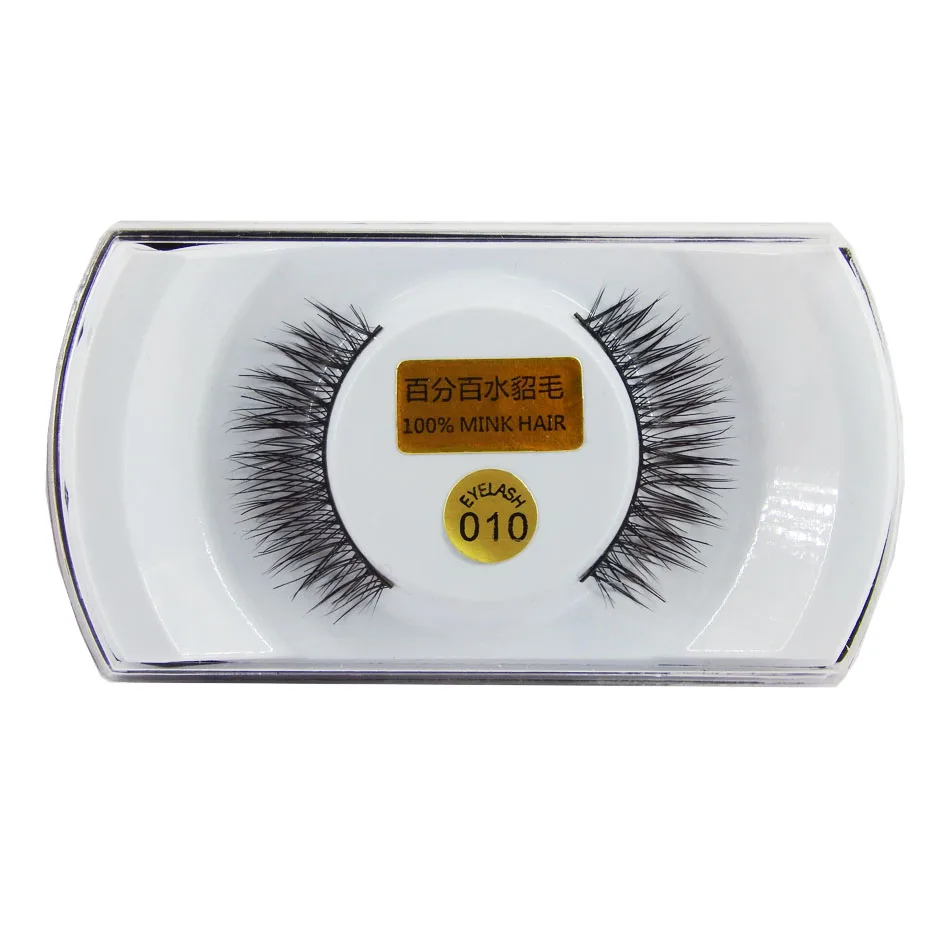 

1 Pair Handmade Natural Long Mink False Eyelashes Popular Messy Eyelash for Beauty Makeup-EMH010