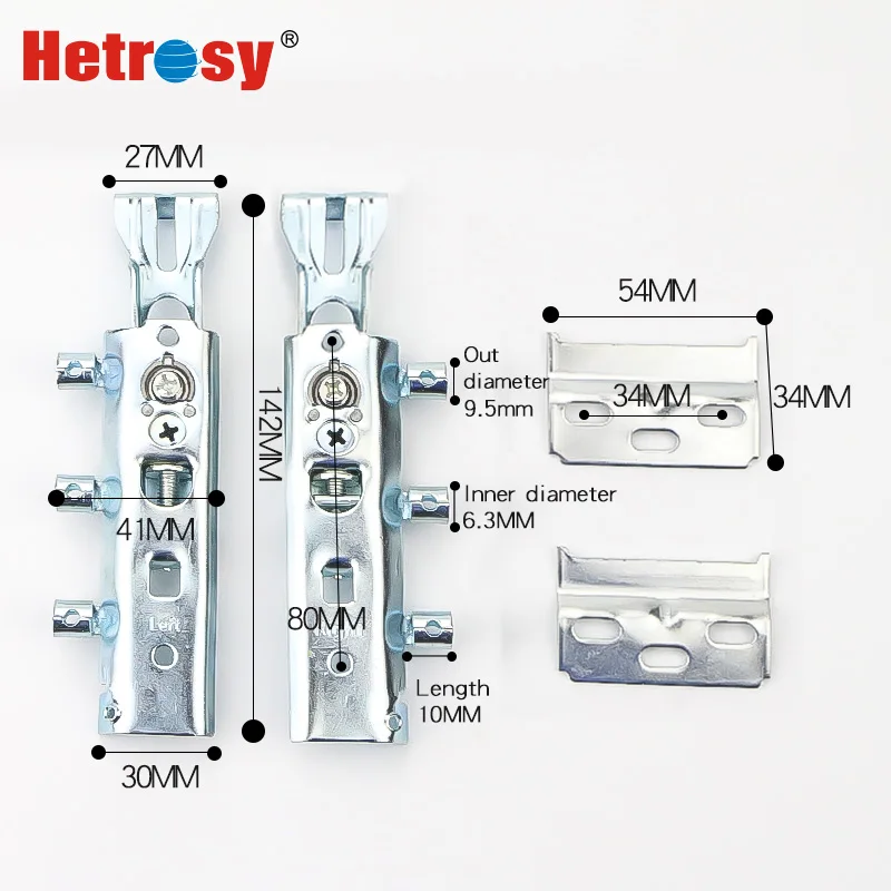 Hetrosy الأجهزة مطبخ مجلس الوزراء المعادن غير مرئية شماعات تعليق قوس خفية تعليق تركيبات ل دولاب