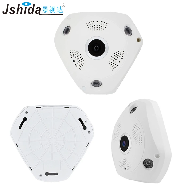 

1080P Fisheye VR Panorama 360 Camera WIFI Night Vision Home Security Camera Wireless Intercom IPH2002-W