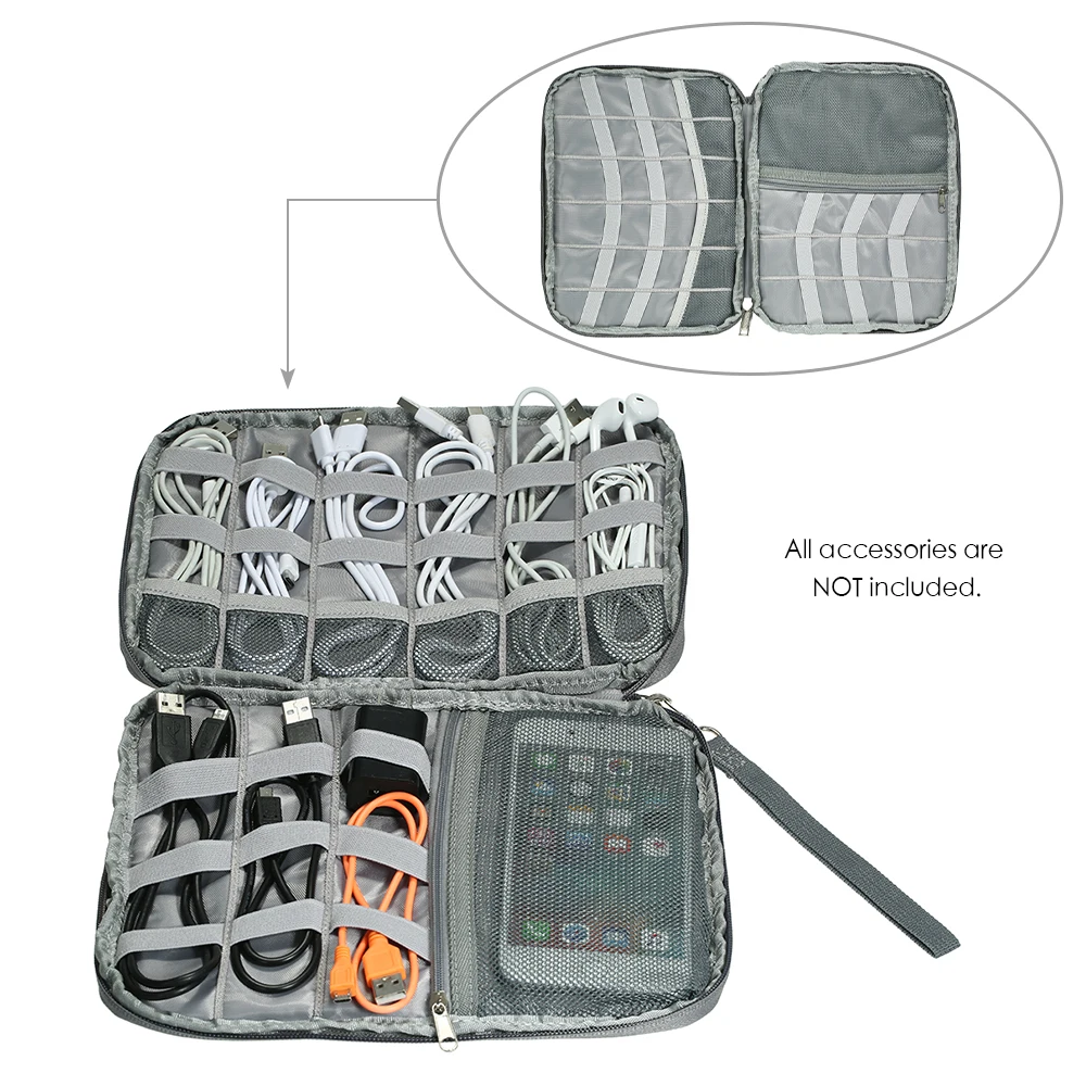 Buy Waterproof Nylon Cable Holder Bag Travel Bag Case