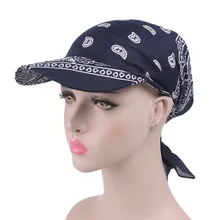 Женская индийская мусульманская ретро Цветочная хлопковая кепка с козырьком тюрбан бейсболка летняя шляпа от солнца для женщин шляпа оптом 3,8