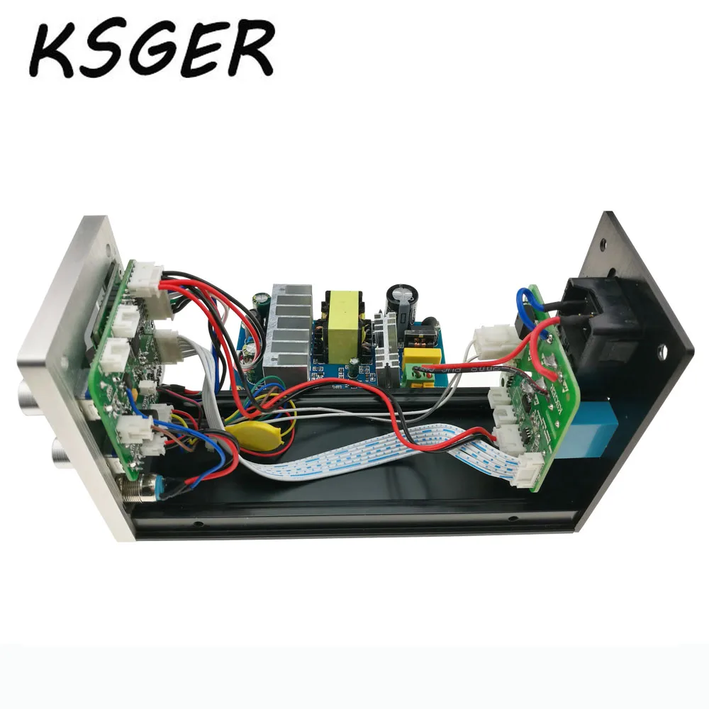 KSGER STM32 OLED T12 температура 2 в 1 все одном фен для пистолета горячего воздуха