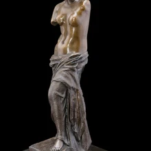 Домашний декор для гостиной-30 см большая бронзовая статуя Венера, бронзовая скульптура, украшение, латунное украшение