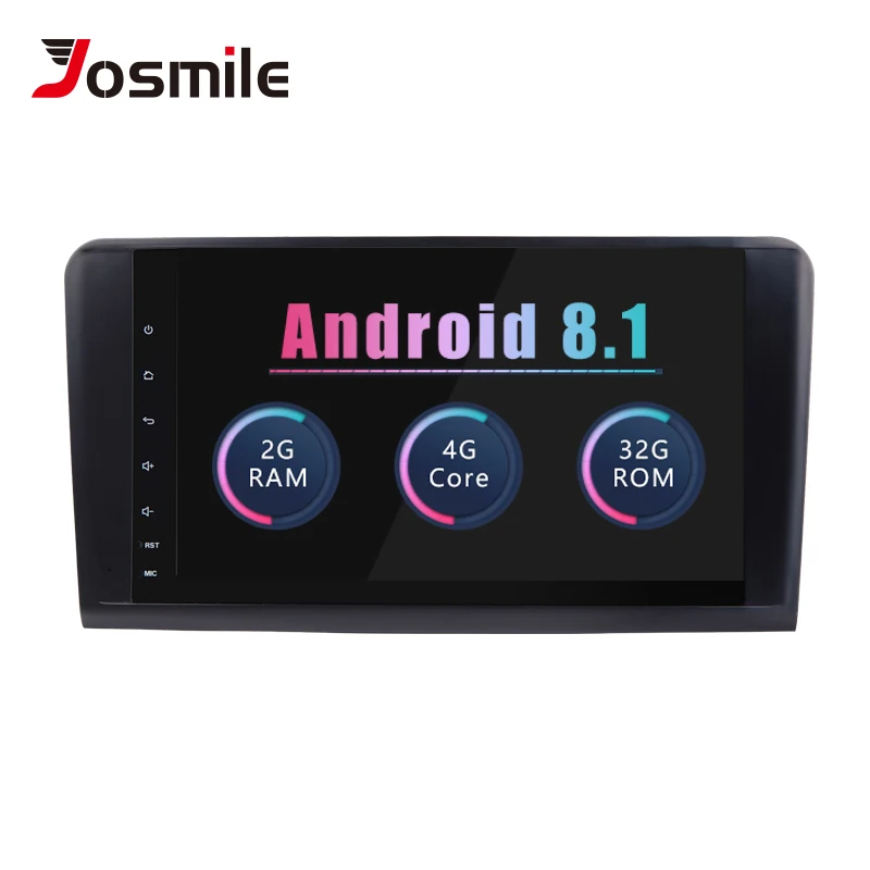 

Josmile 2 Din Android 8.1 AutoRadio GPS Car Multimedia Player For Mercedes/Benz/ML/GL CLASS W164 W251 ML500 ML350GL320 GL350 FM