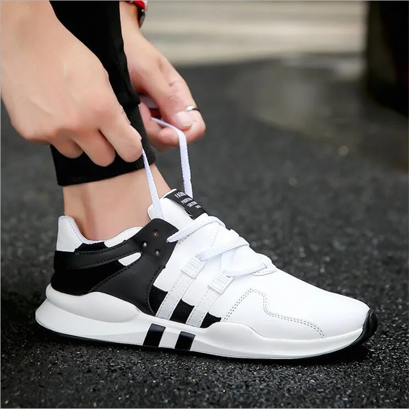 

Hot 2019 spring Lightweight sneakers fashion Autumn famous brand Lace-up Style Shoes Comfortable Casual Style Men adult Footwear