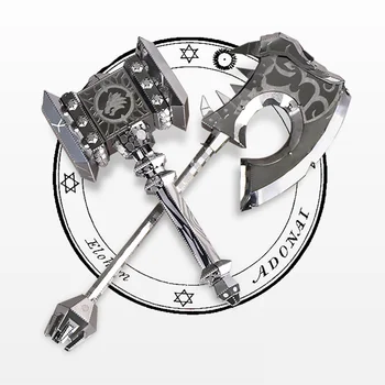 

MU 3D Metal Nano Puzzle Doom ABYSS Model Kit YM-N17AB-S DIY Laser Cutting Assemble Jigsaw puzzle Toys For Adult and kids