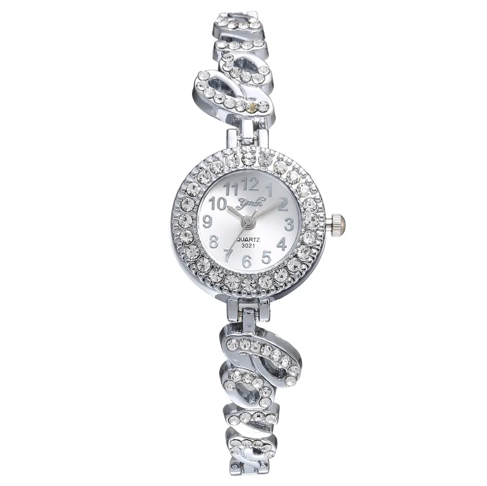 

2019 New Fashion Trend Ladies Creative LOVE Full Diamond Luxury Quartz Watch Female Silver Rose Gold Cute Women Watches