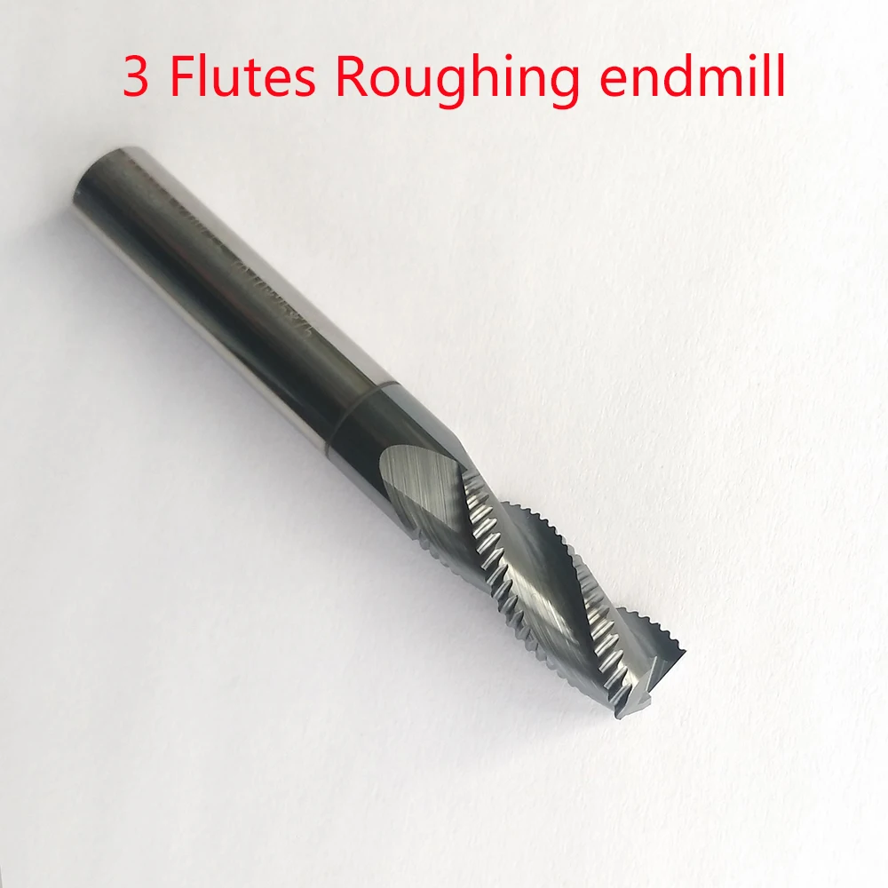

5pcs/lot D4x11x50L 4mm 3Flutes HRC45/55/60 lengthen Roughing end mill Spiral Bit Milling Tools CNC Corn Endmills Router bits