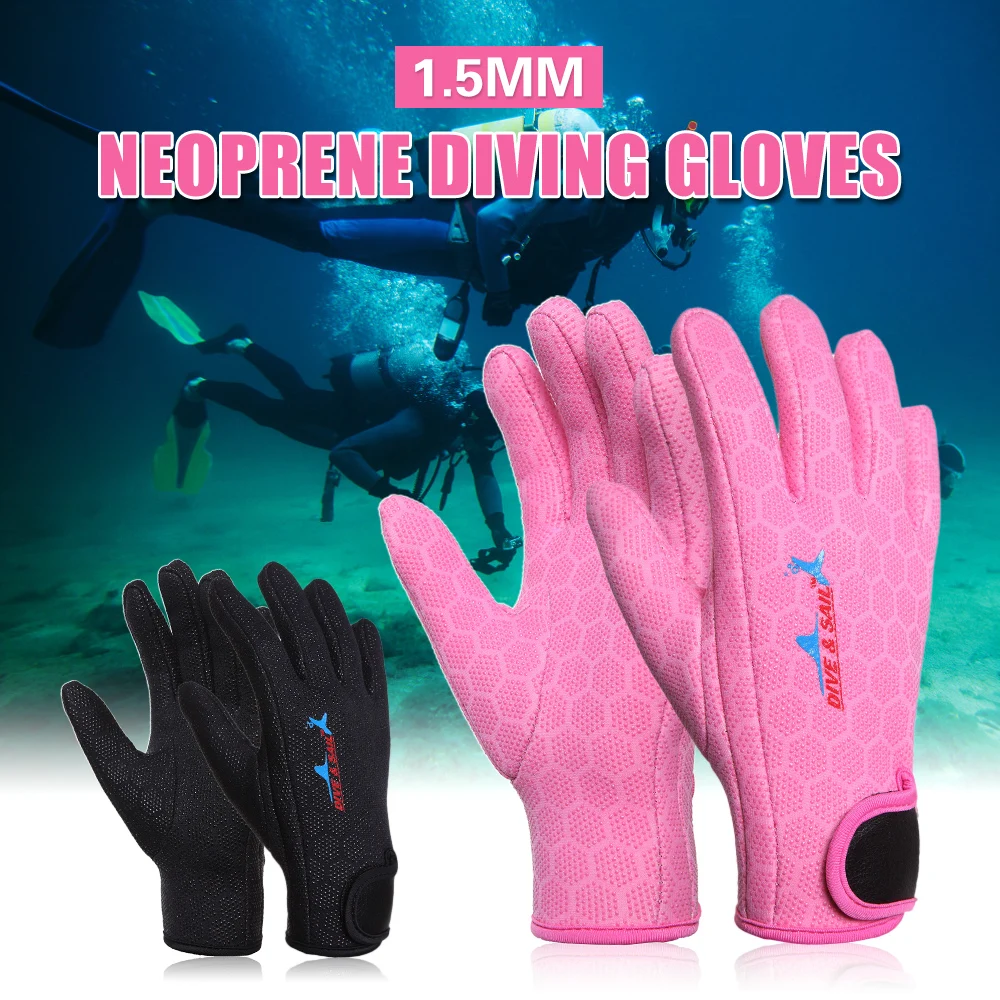 

2019 1.5MM Neoprene Swim Gloves Men Women Snorkeling Diving Gloves Surfing Spearfishing Kayaking Hands Protective Gloves