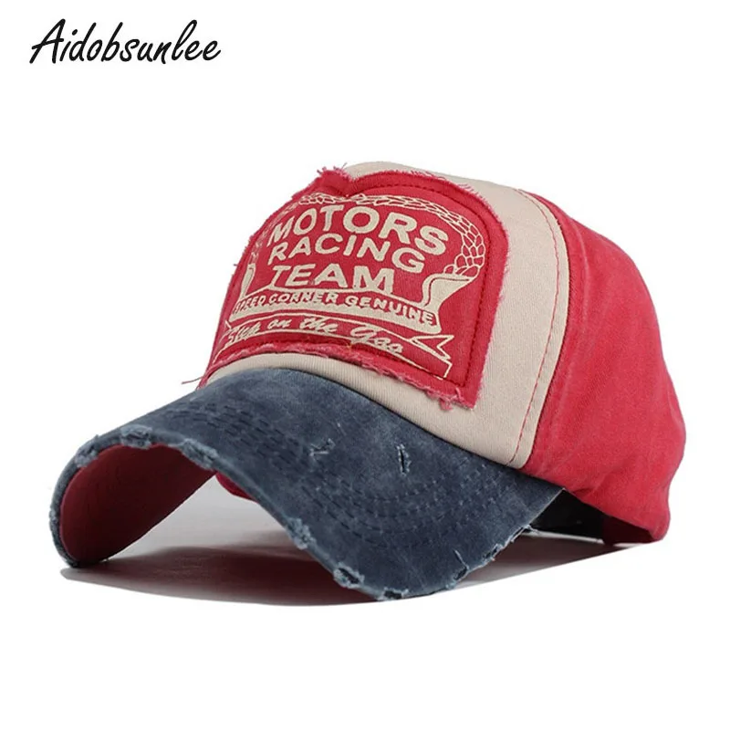 

Baseball Cap Team Racing Motors Vintage Cap Cotton Trucker Hats Outdoor Sport For Women Snapback Casual Men's Caps Dad Hats Bone