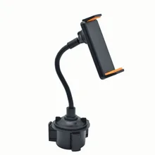 Car Vehicle Drinks Cup Holder Phone Mount 360 Rotatable Cradle with Longer Neck for 4 10