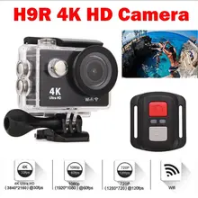 Бесплатная доставка! 4 К H9R Wi-Fi HD 1080 P Action Sports Камеры Водонепроницаемый С Пультом Дистанционного Управления