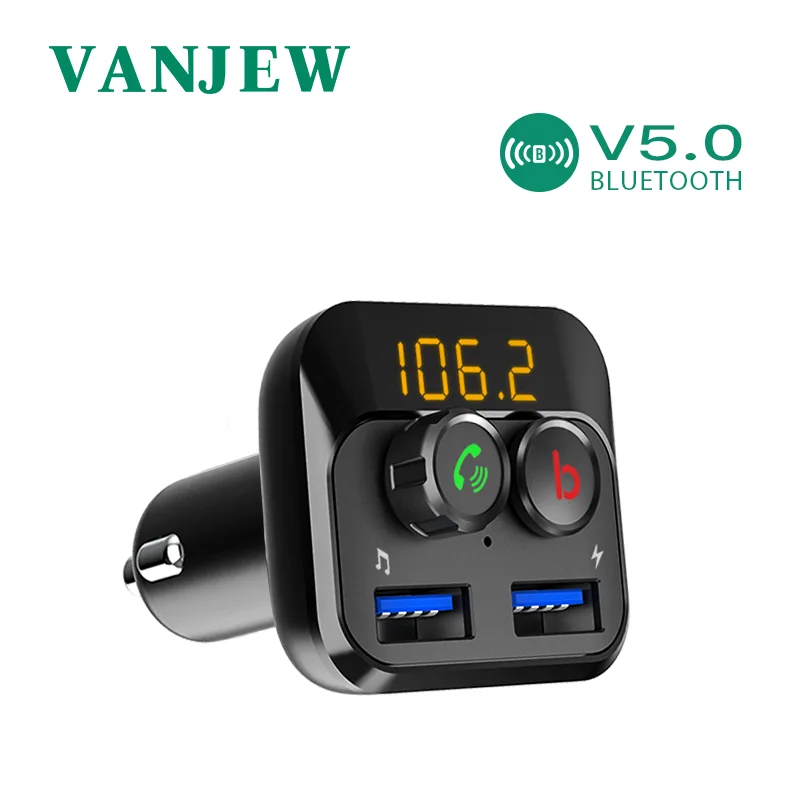 Автомобильный трансмиттер BT201D VANJEW - отзывы