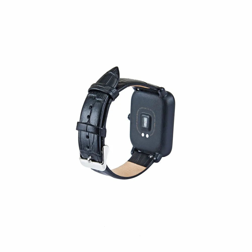 22 мм новый высококачественный модный кожаный ремешок для часов Huami Amazfit Bip Youth Watch