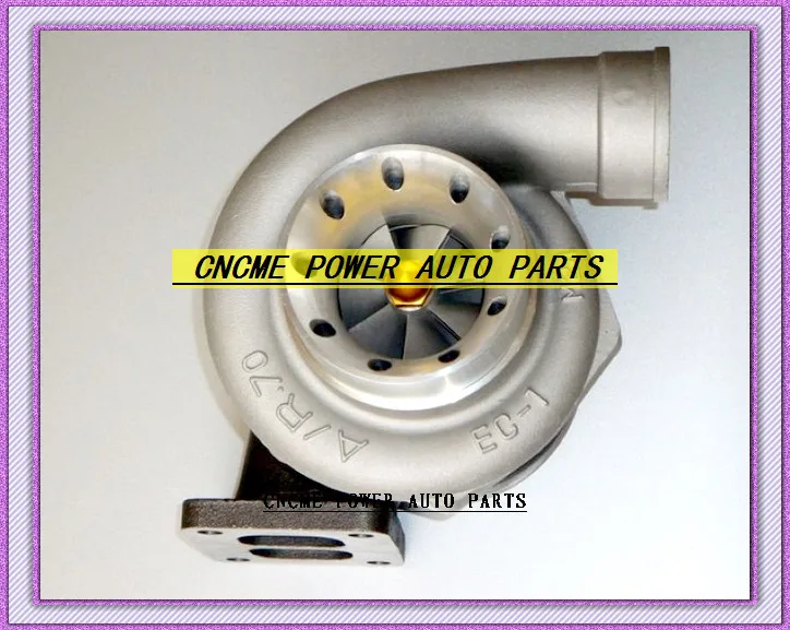 Best Turbo T78 T4 Bullet Locknut Golden Chromed Turbo Turbine