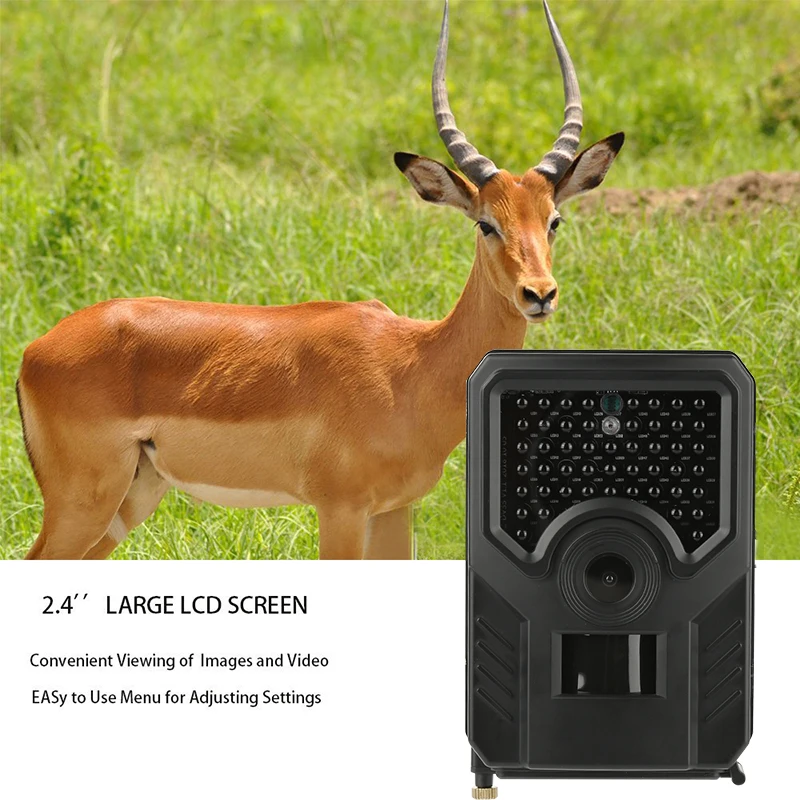 

Outdoor Scouting Camera 0.8s Trigger Time 110 Degrees PIR Sensor Wide Angle Infrared HD Night Vision Hunting infared Camera