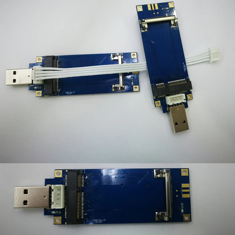 Мини-pci-e к USB адаптеру Pcie передача на USB карту включает sim-карту UIM слот USB + 4P (2,54) для телита LM960 LM940 LE910 и т. Д