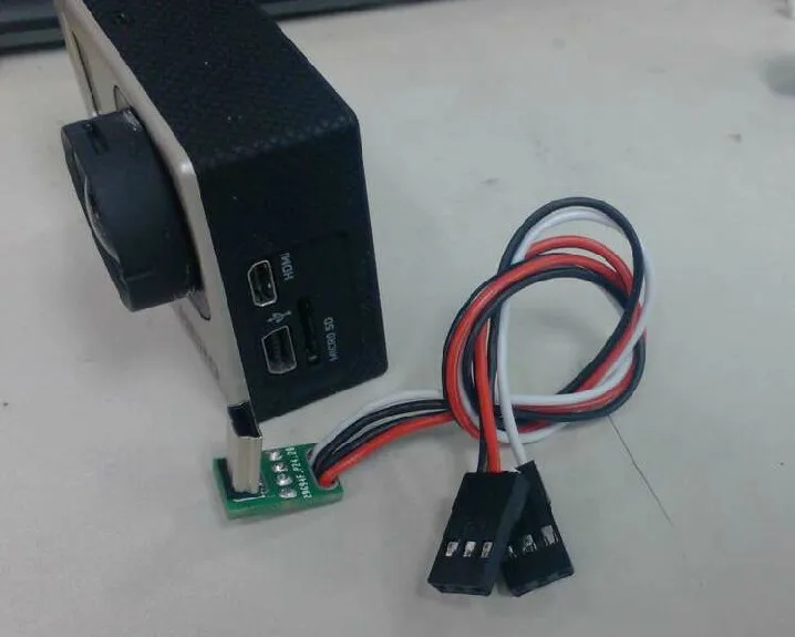 Кабель для экшн камеры Clownfish Gopro Hero 3 + 4 аксессуары FPV Mini USB видео в реальном времени