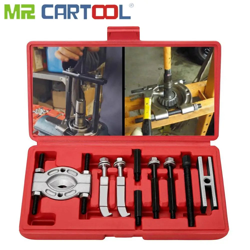 Mr Cartool 9 шт. мини подшипник съёмник сепаратора Набор 30 50 мм Выдвижной челюсти